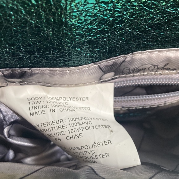 BETSEY JOHNSON metallic bow purse - Picture 3 of 6